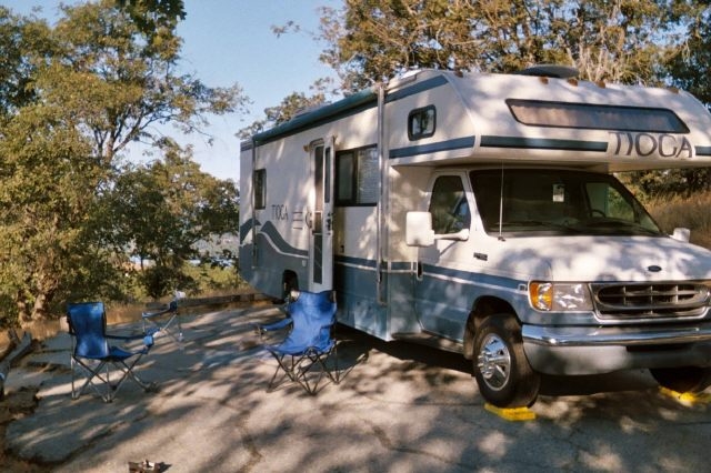 Our motorhome our Arrowhead Campsite