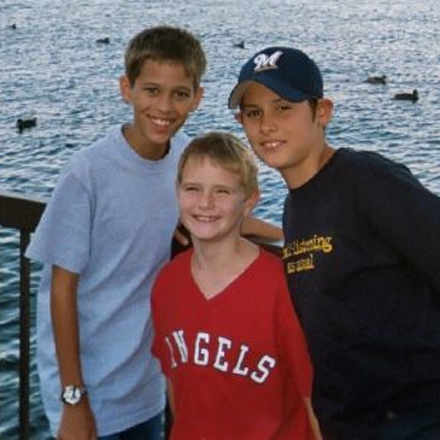 The boys at Lake Arrowhead